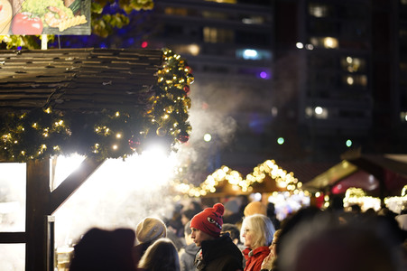 Weihnachtsmarkt am Roten Rathaus 2022 in Berlin