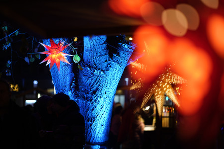Weihnachtsmarkt am Roten Rathaus 2022 in Berlin