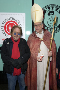 Pressetermin mit Frank Zander zur Aktion 'Weihnachten mit Frank on Tour' in Berlin