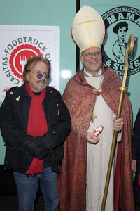 Pressetermin mit Frank Zander zur Aktion 'Weihnachten mit Frank on Tour' in Berlin