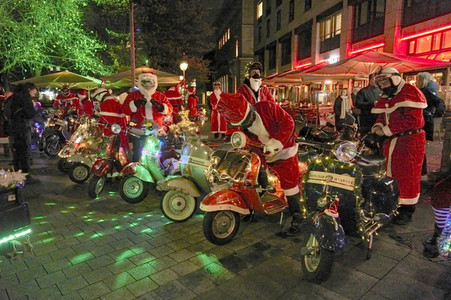 Nikolaus-Fahrt 2022 des Vespa Club Hannover