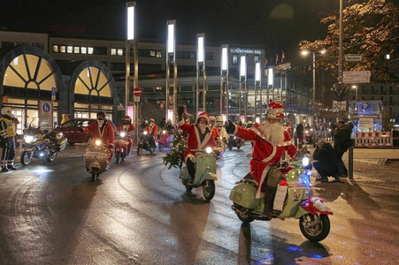 Nikolaus-Fahrt 2022 des Vespa Club Hannover