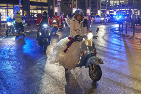 Nikolaus-Fahrt 2022 des Vespa Club Hannover