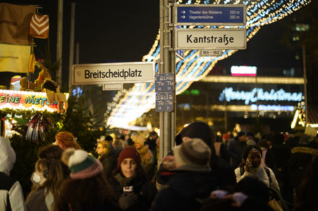 Weihnachtsmarkt an der Gedächtniskirche 2022 in Berlin