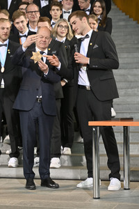 Empfang der Deutschen Berufe-Nationalmannschaft im Bundeskanzleramt in Berlin