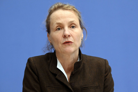 Bundespressekonferenz Rüstungsexportbericht 2022 in Berlin