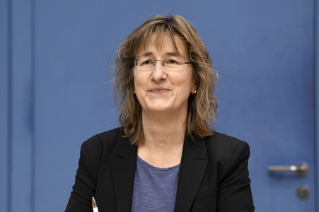 Bundespressekonferenz Rüstungsexportbericht 2022 in Berlin