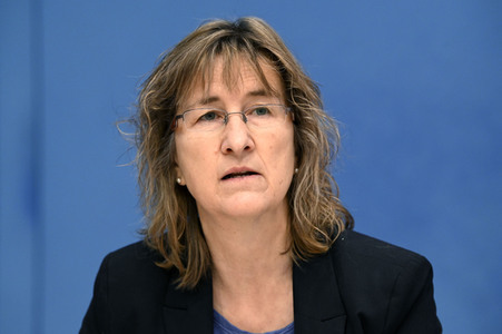 Bundespressekonferenz Rüstungsexportbericht 2022 in Berlin