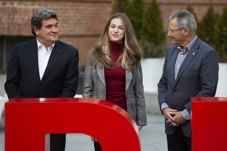 Prinzessin Leonor besucht das Rote Kreuz in Madrid
