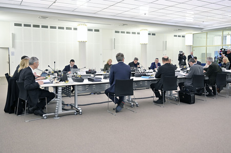 Sitzung des Ministerrates in Nürnberg