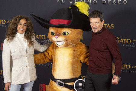 Photocall 'Der gestiefelte Kater: Der letzte Wunsch' in Madrid