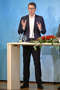 Pressekonferenz zur Sitzung des Ministerrates in Nürnberg
