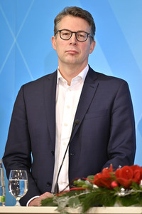 Pressekonferenz zur Sitzung des Ministerrates in Nürnberg