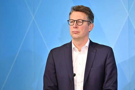 Pressekonferenz zur Sitzung des Ministerrates in Nürnberg
