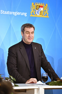 Pressekonferenz zur Sitzung des Ministerrates in Nürnberg