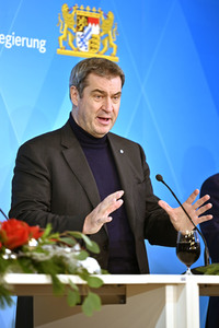 Pressekonferenz zur Sitzung des Ministerrates in Nürnberg