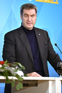 Pressekonferenz zur Sitzung des Ministerrates in Nürnberg