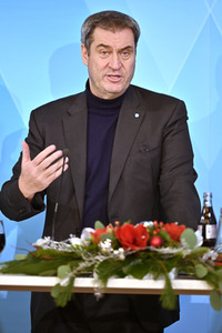 Pressekonferenz zur Sitzung des Ministerrates in Nürnberg