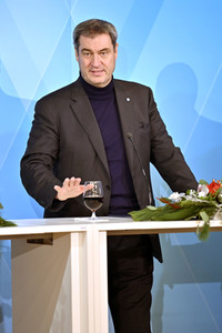 Pressekonferenz zur Sitzung des Ministerrates in Nürnberg