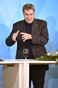 Pressekonferenz zur Sitzung des Ministerrates in Nürnberg