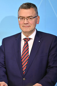 Pressekonferenz zur Sitzung des Ministerrates in Nürnberg