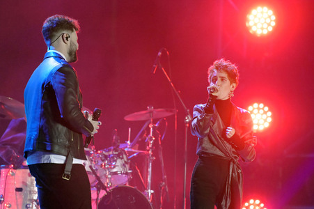 Silvestershow 'Celebrate at the Gate - Willkommen 2023' in Berlin