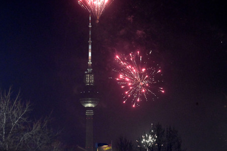 Silvestershow 'Celebrate at the Gate - Willkommen 2023' in Berlin