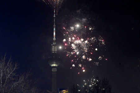 Silvestershow 'Celebrate at the Gate - Willkommen 2023' in Berlin