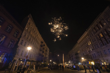 Neujahrsnacht bei er Feuerwehr in Berlin