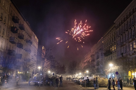 Neujahrsnacht bei er Feuerwehr in Berlin