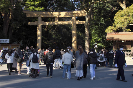 Neujahrstag in Tokio