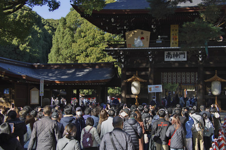 Neujahrstag in Tokio