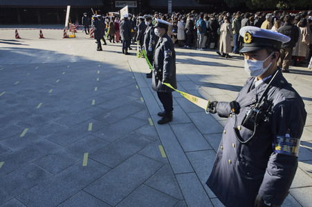 Neujahrstag in Tokio