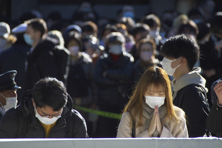 Neujahrstag in Tokio