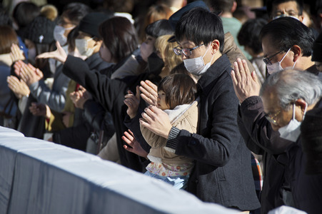 Neujahrstag in Tokio