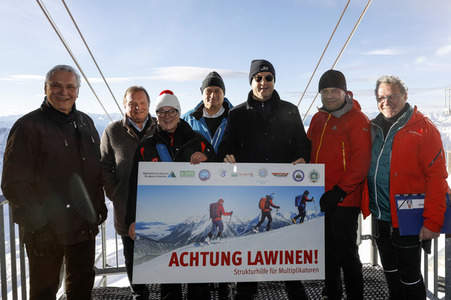 Pressetermin mit Markus Söder auf der Zugspitze in Garmisch-Partenkirchen