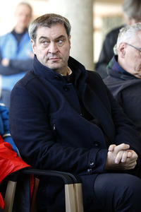 Pressetermin mit Markus Söder auf der Zugspitze in Garmisch-Partenkirchen