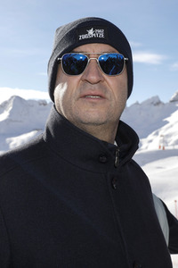 Pressetermin mit Markus Söder auf der Zugspitze in Garmisch-Partenkirchen