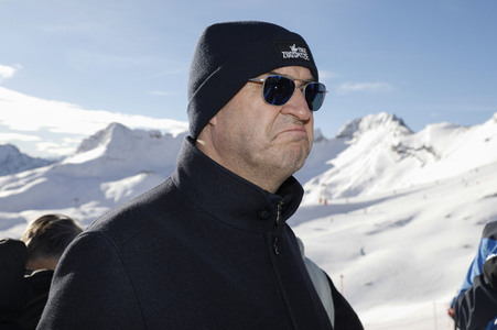 Pressetermin mit Markus Söder auf der Zugspitze in Garmisch-Partenkirchen