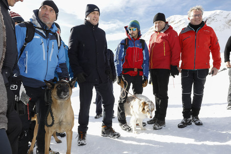 Pressetermin mit Markus Söder auf der Zugspitze in Garmisch-Partenkirchen