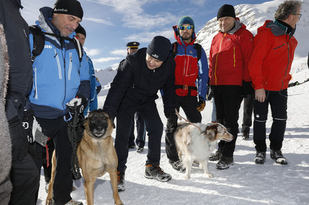 Pressetermin mit Markus Söder auf der Zugspitze in Garmisch-Partenkirchen