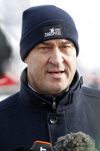 Pressetermin mit Markus Söder auf der Zugspitze in Garmisch-Partenkirchen