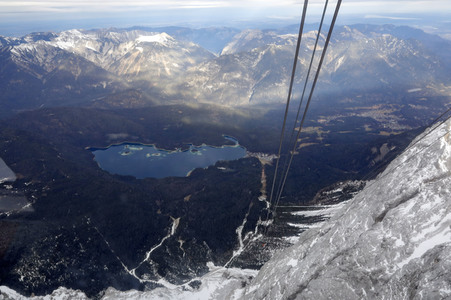 Pressetermin mit Markus Söder auf der Zugspitze in Garmisch-Partenkirchen