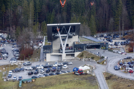 Pressetermin mit Markus Söder auf der Zugspitze in Garmisch-Partenkirchen
