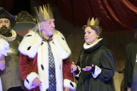 Theaterprobe 'Der König stirbt' in Dessau-Roßlau