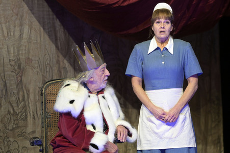 Theaterprobe 'Der König stirbt' in Dessau-Roßlau