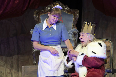 Theaterprobe 'Der König stirbt' in Dessau-Roßlau
