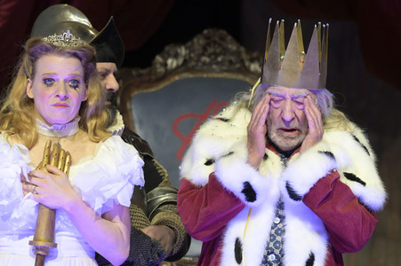 Theaterprobe 'Der König stirbt' in Dessau-Roßlau