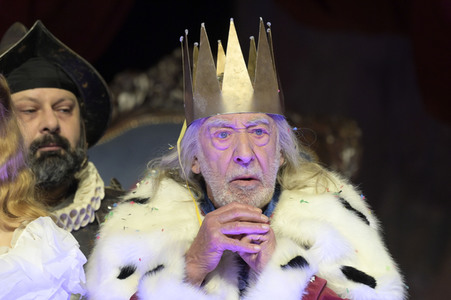 Theaterprobe 'Der König stirbt' in Dessau-Roßlau