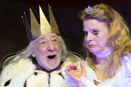 Theaterprobe 'Der König stirbt' in Dessau-Roßlau